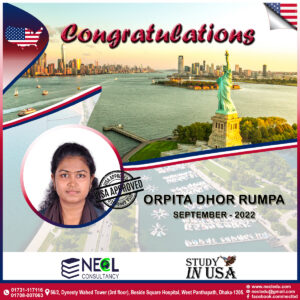ORPITA (AFTER VISA) POST FOR USA